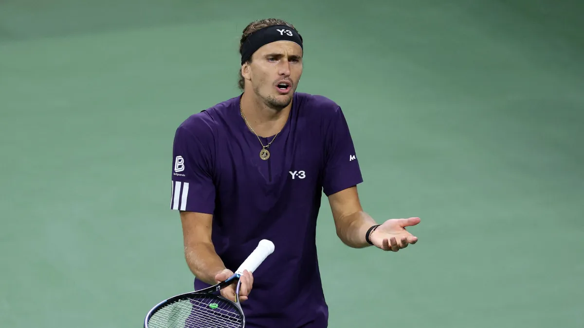 Alexander Zverev at the US Open 2025