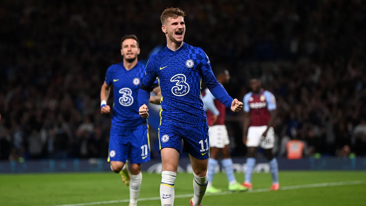 League Cup Fc Chelsea Nach Sieg Im Elfmeterschiessen Gegen Aston Villa Im Achtelfinale Timo Werner Trifft Eurosport