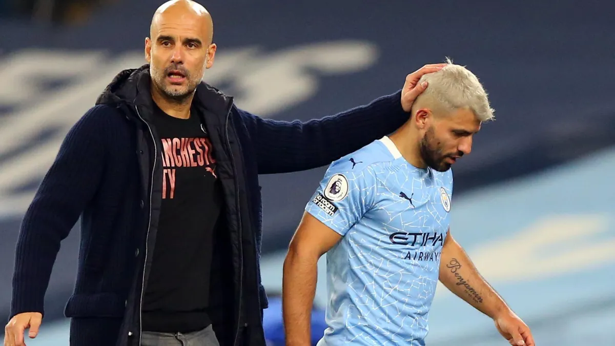 Sergio Aguero: Pep Guardiola says Man City striker must show he deserves  new contract - Eurosport