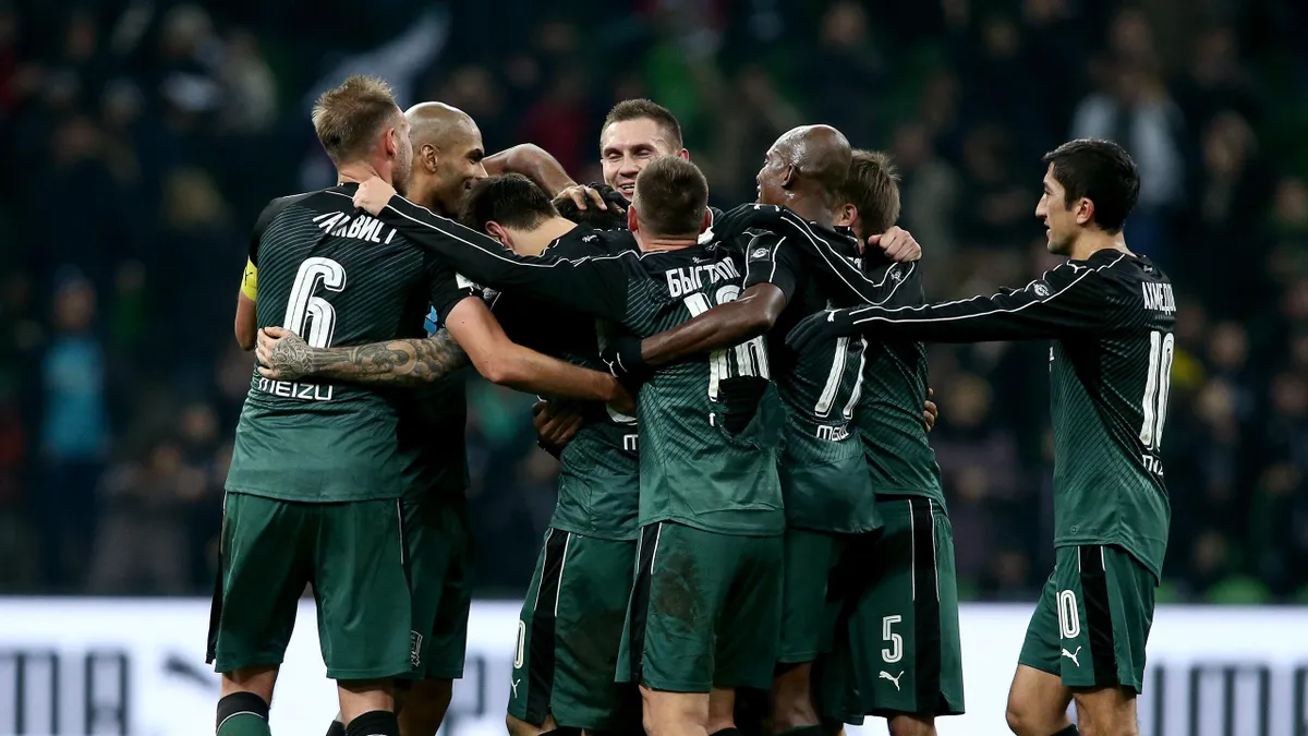 na stadione krasnodara vystrigli