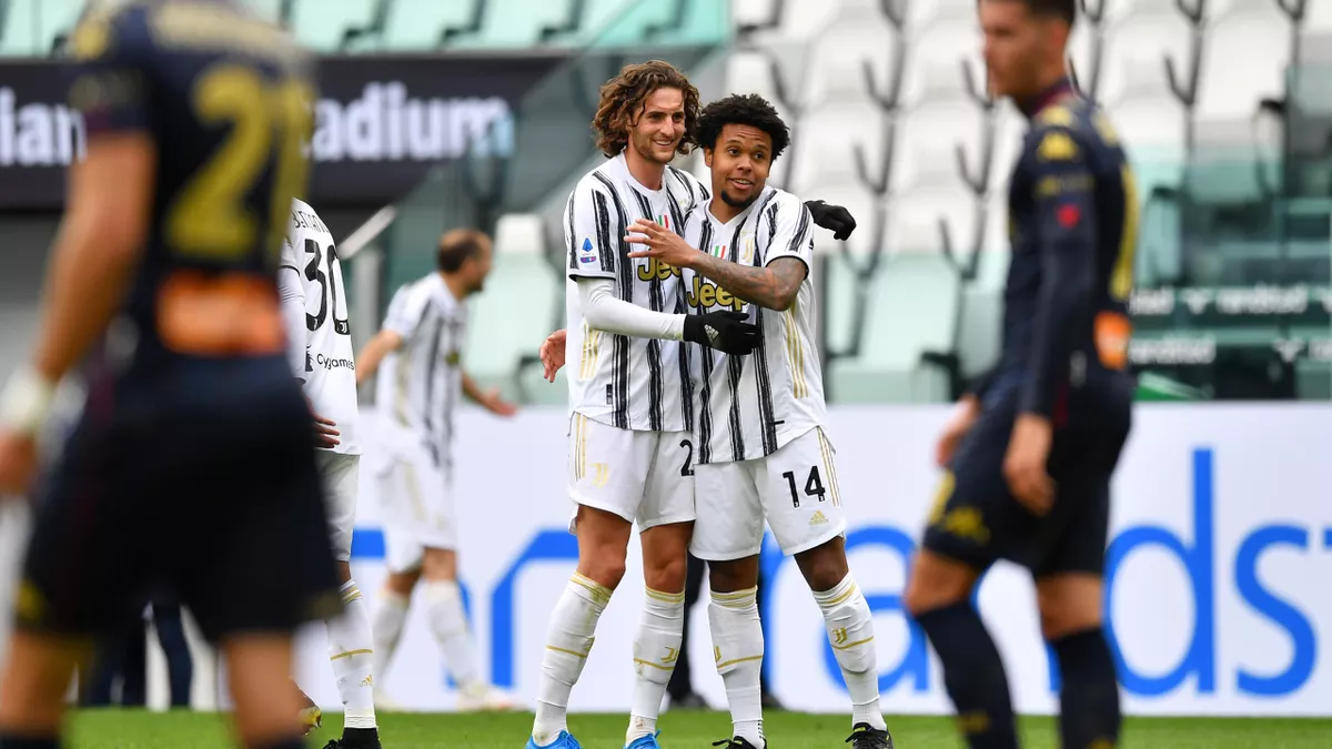 Weston McKennie on target as Juventus down Genoa - Eurosport