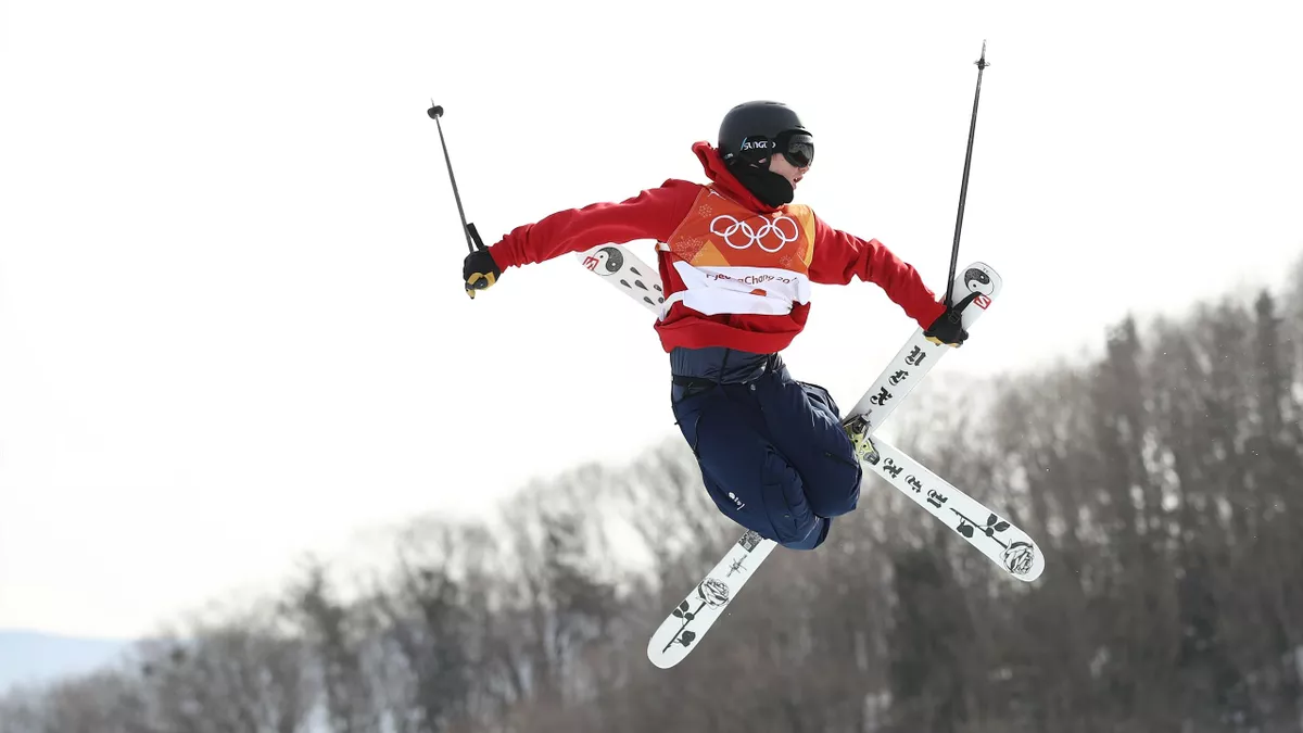 James Woods in action at the 2018 Winter Olympics