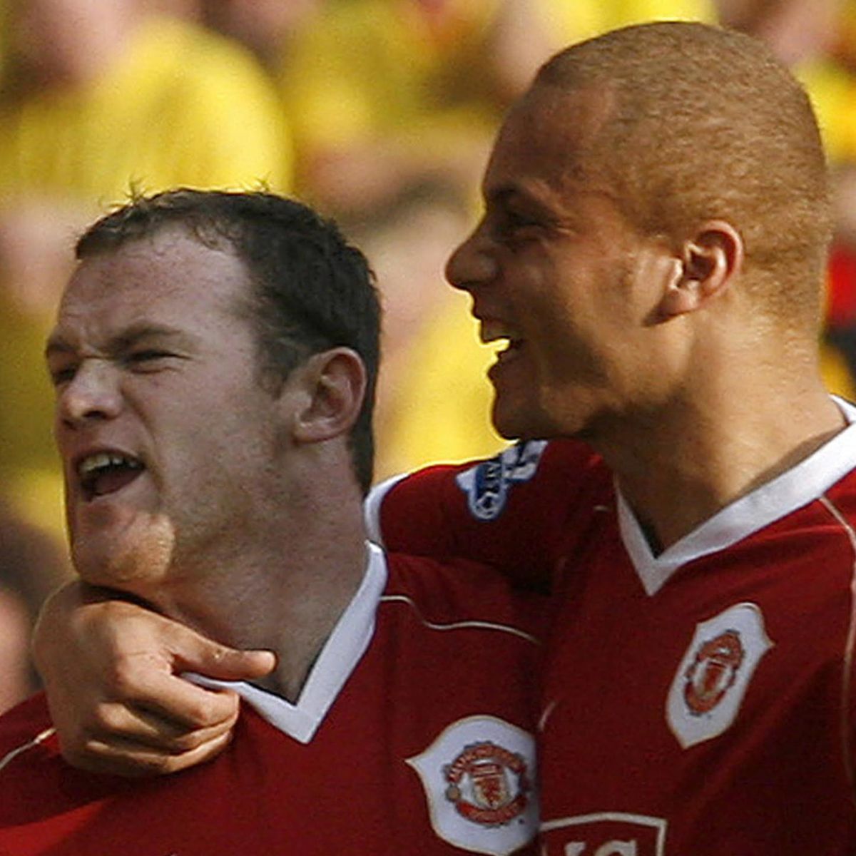 Disparar fuera Premier League 2006-2007 Hameur Bouazza ...