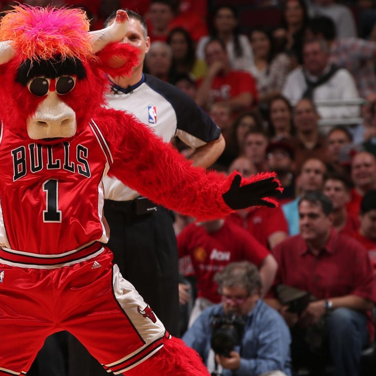 Chicago Bulls Maskotu Benny Den Eglenceli Anlar Eurosport