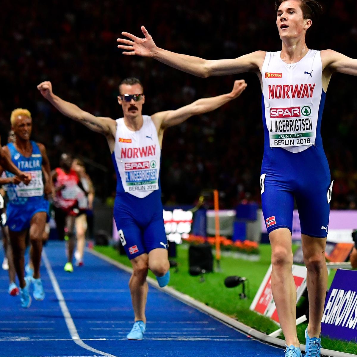 5000 M Norweger Jakob Ingebrigtsen Gewinnt Zweites Gold Bruder Henrik Auf Platz Zwei Eurosport