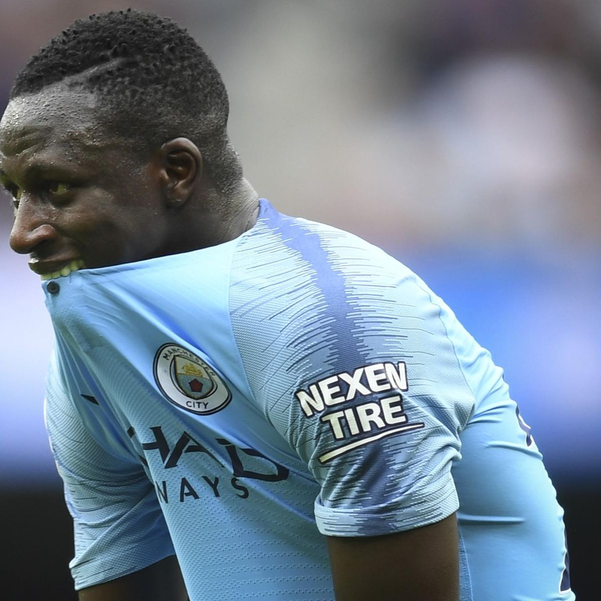 benjamin mendy i ve stopped using my phone at manchester city training after pep talk eurosport
