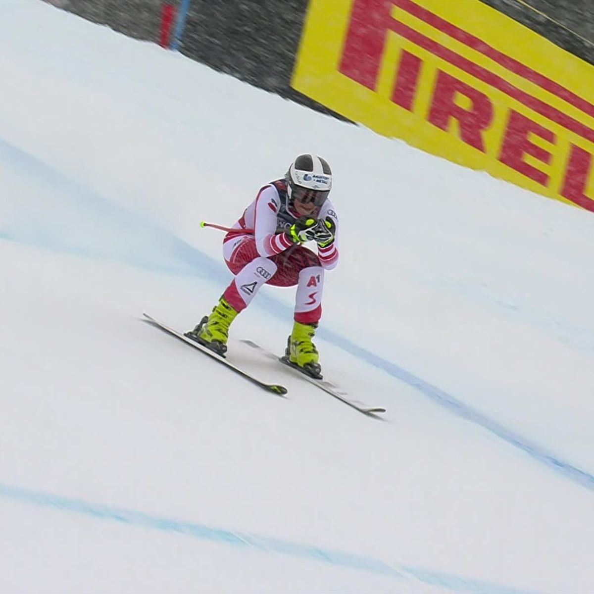 Ramona Siebenhofer Takes Top Time By 0 01secs In Downhill Run Of Combined Alpine Skiing Video Eurosport