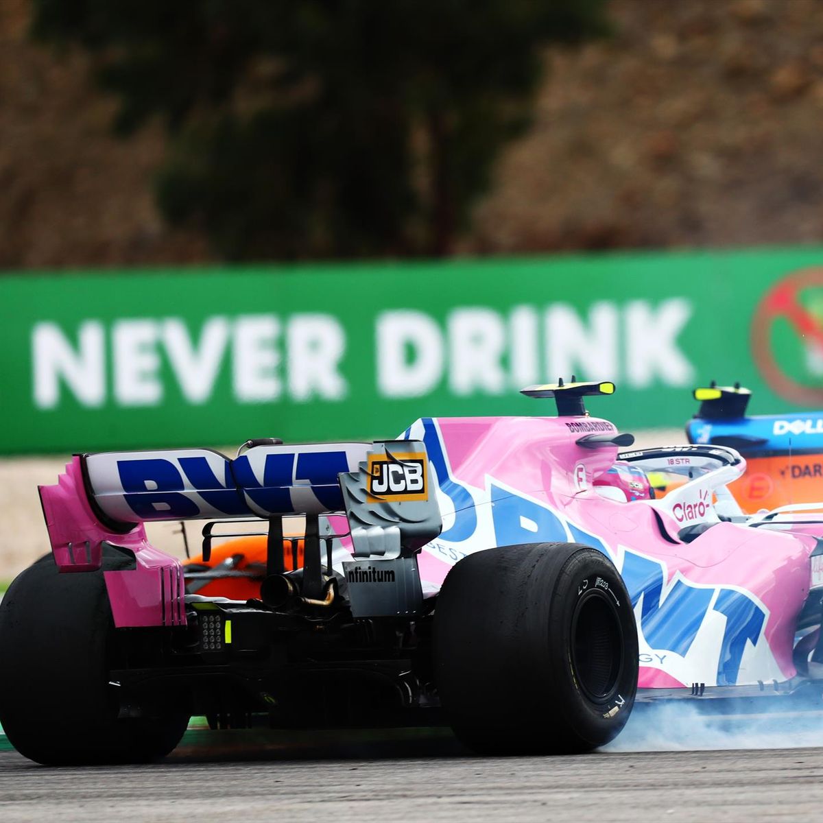 He Doesn T Seem To Learn Lando Norris Fumes At Lance Stroll After Portuguese Grand Prix Crash Eurosport