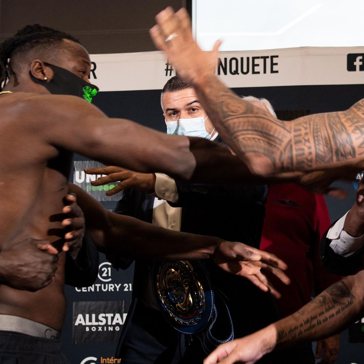 Tony Yoka Apres La Gifle De Tambwe Djeko C Est Vexant On Va Regler Ca Sur Le Ring Eurosport