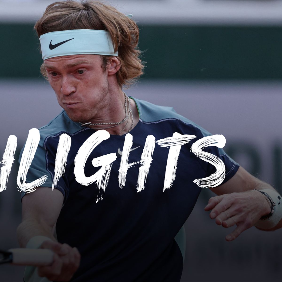 Andrey Rublev - Jannik Sinner - Roland-Garros Highlights - Tennis video