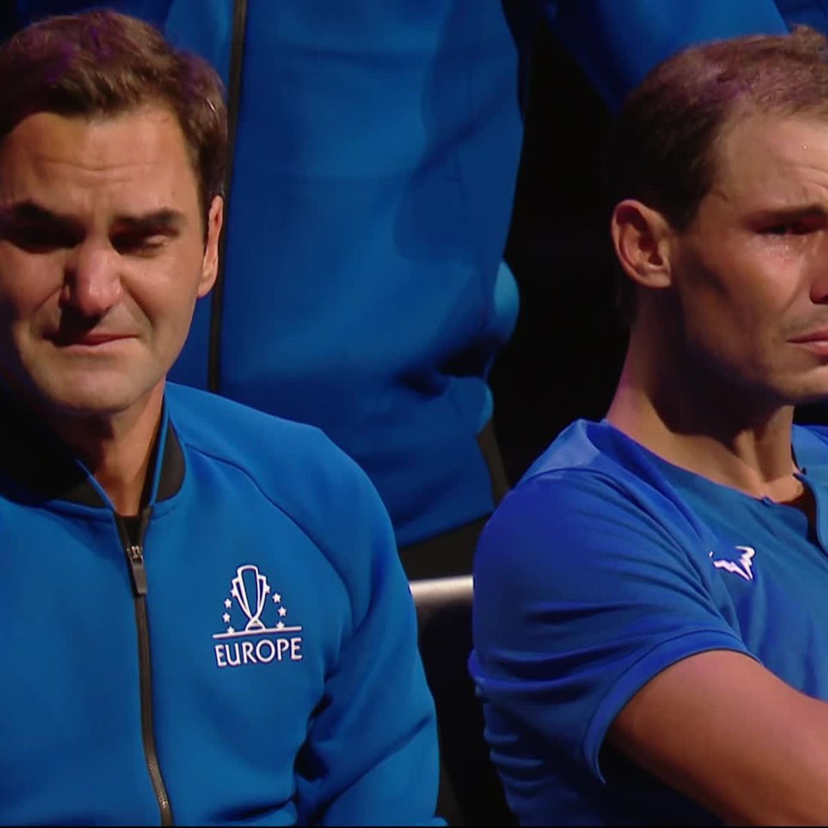 Fedal moment as Roger Federer and Rafael Nadal both left crying after Swiss stars final match at Laver Cup - Tennis video