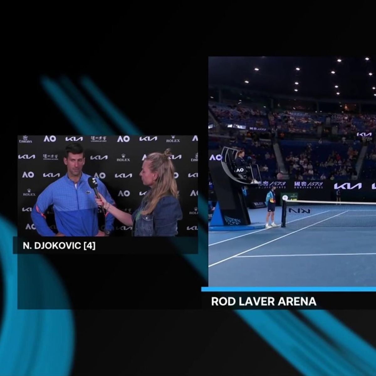 Exclusive Novak Djokovic says tie-break was key moment in victory over Grigor Dimitrov at Australian Open - Tennis video