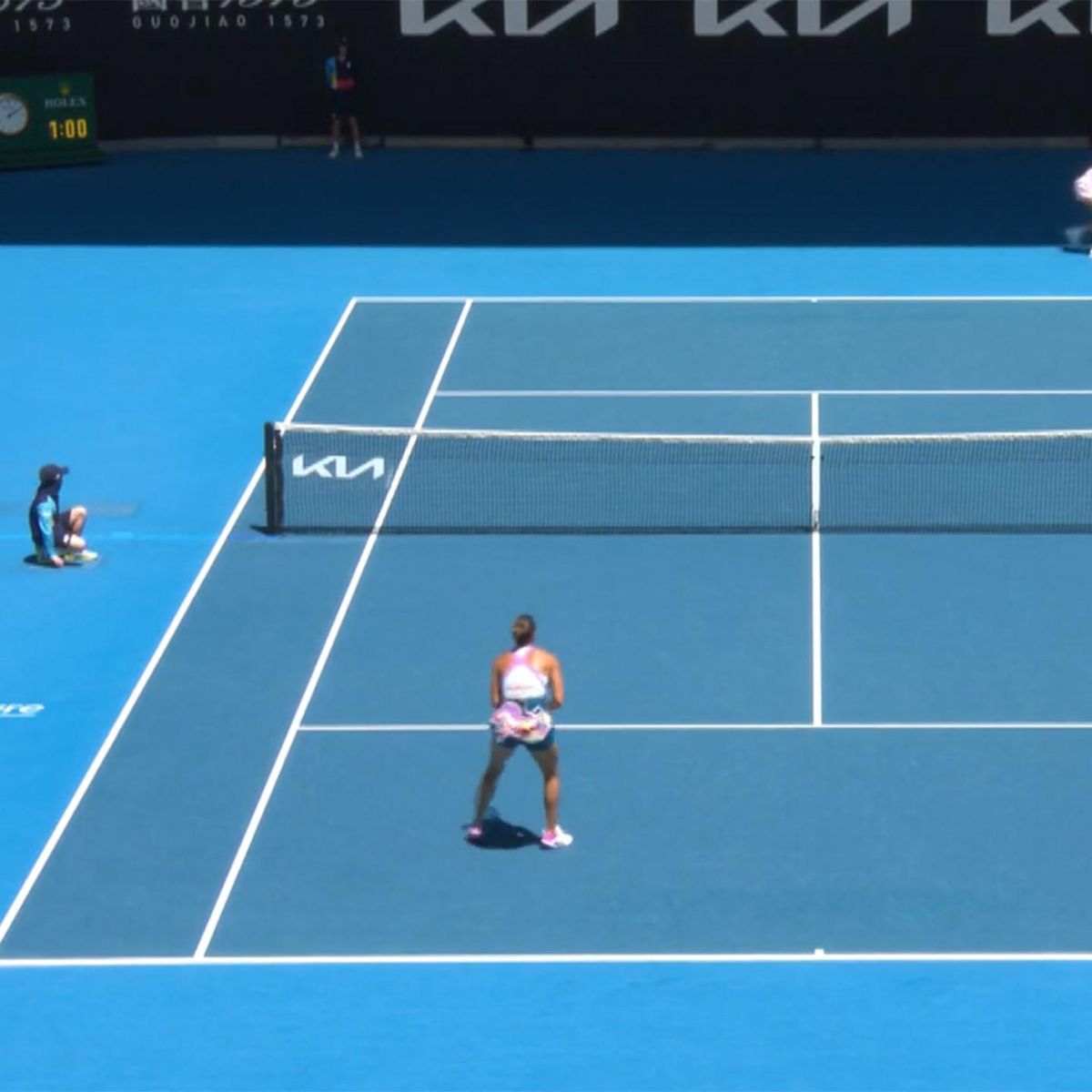 Australian Open 2023 Kopftreffer - Aryna Sabalenka erwischt Donna Vekic unglücklich - Tennis Video
