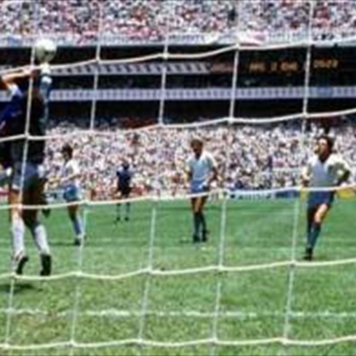 Diego Maradona Hand Of God Goal As Well As A Football Rivalry Terry Fenwick Led The English Protests But The Tunisian Official Awarded The Goal