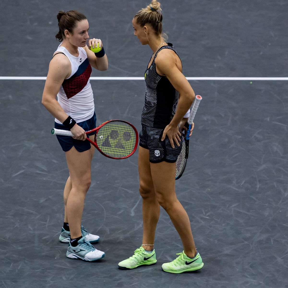 Arantxa Rus Tamara Zidansek Bernarda Pera Rosalie Van Der Hoek Australian Open Round 2 Doubles Eurosport