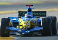 Fernando Alonso (Renault) lors d'essais à Cheste, le 2 février 2005