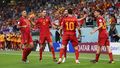 Marco Asensio of Spain celebrates with teammates after scoring their team's second goal during the FIFA World Cup Qatar 2022 Group E match between Spain and Costa Rica at Al Thumama Stadium on November 23, 2022 in Doha, Qatar.