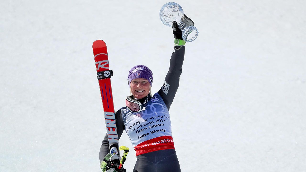 Tessa Worley Wins Her First Globe Andre Myhrer Wins Men S Slalom Eurosport