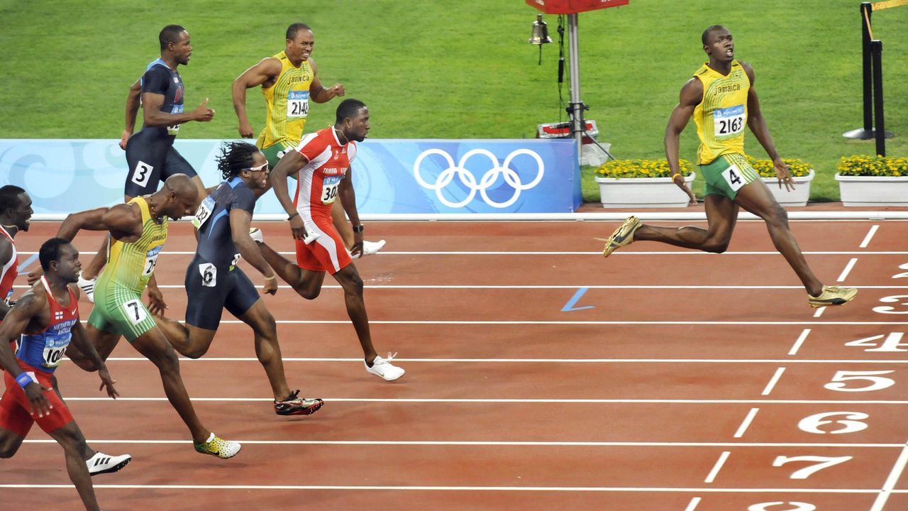 Olympia Highlights Usain Bolt Fliegt In Peking Mit Weltrekord Zu Gold 2008 Olympische Spiele Video Eurosport