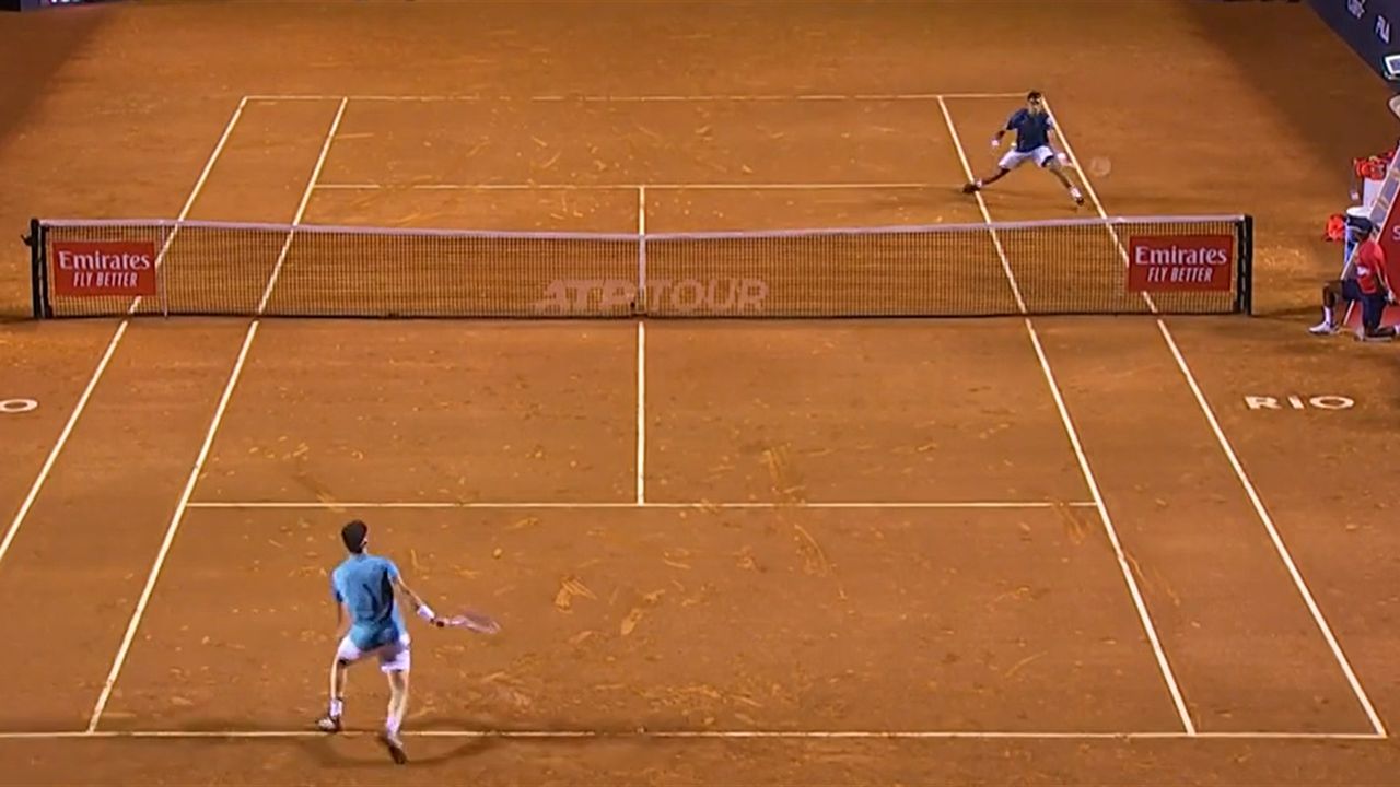 ATP Rio Dominic Thiem scheidet gegen Lokalmatador in erster Runde aus Thiago Monteiro - Tennis Video
