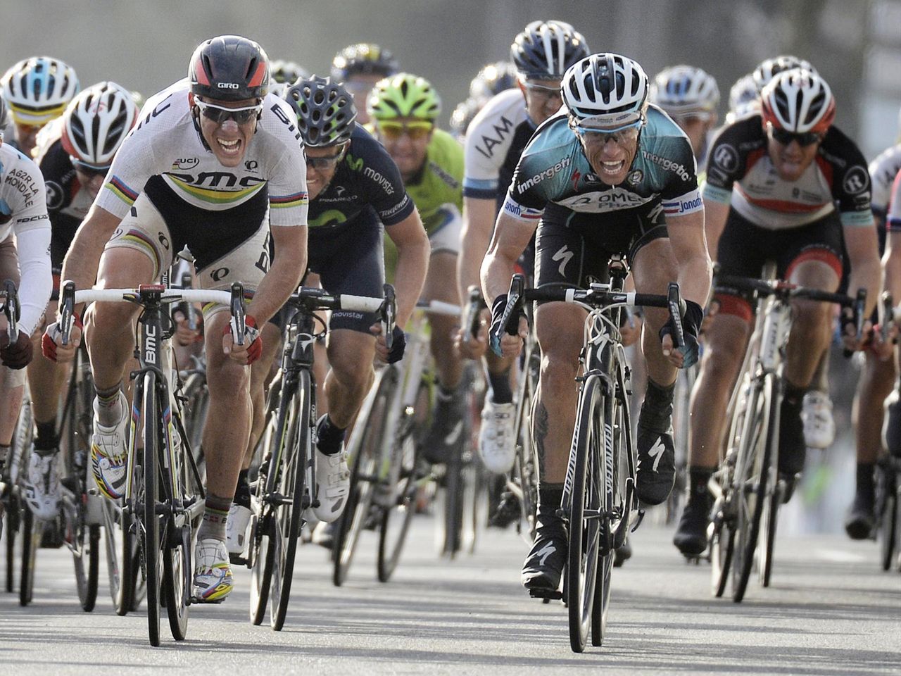 chavanel wins sprint into nice eurosport