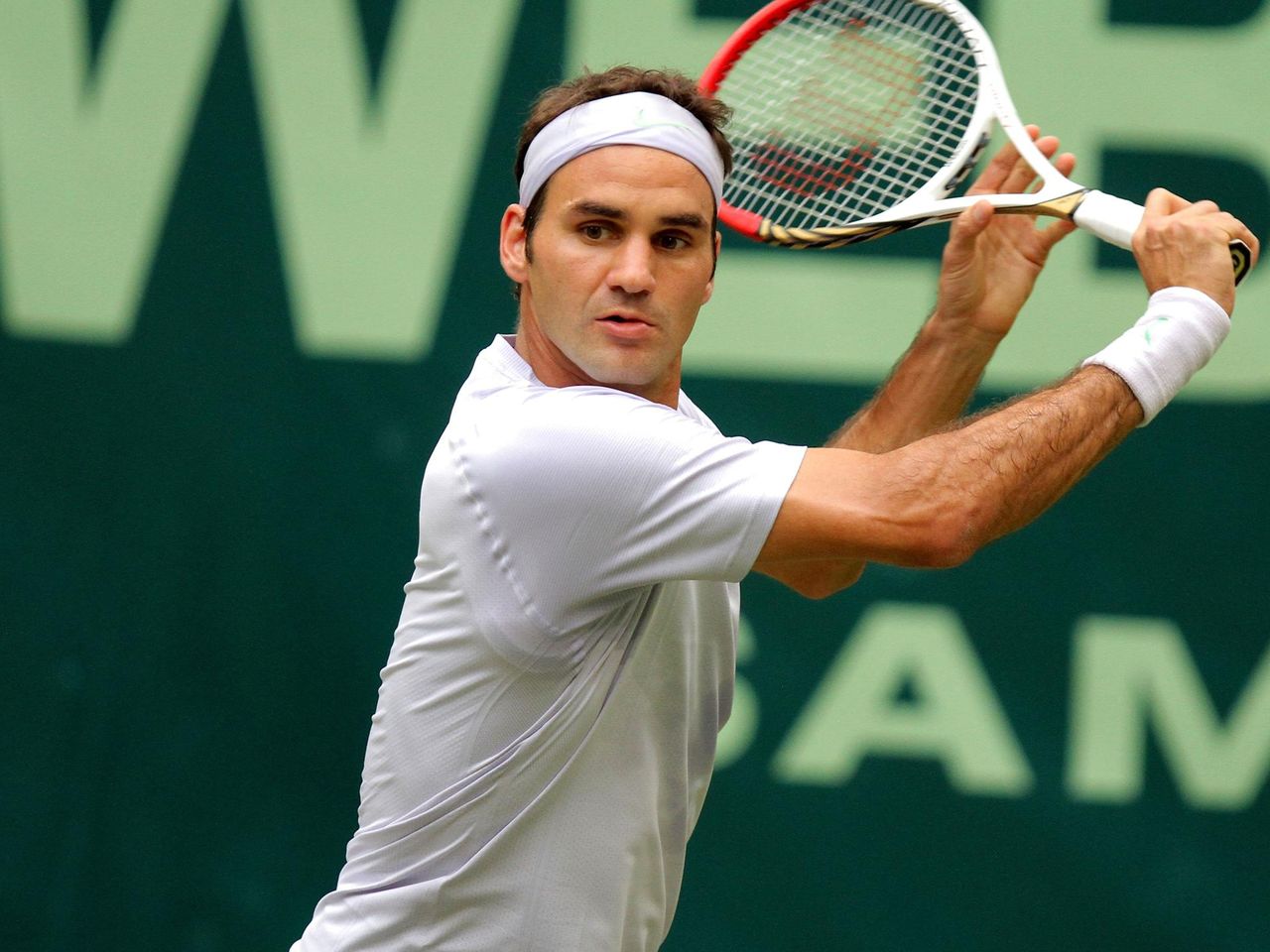 ademen Klagen Blauw Federer wins Halle opener - Eurosport