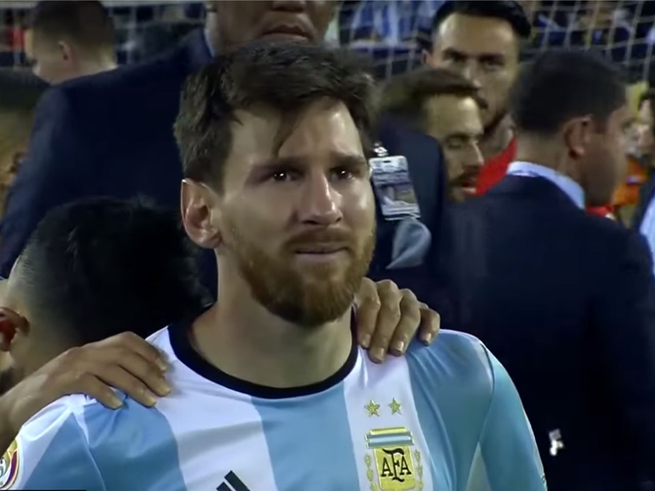 Vídeo: Las lágrimas de Messi tras perder final con Argentina - Eurosport