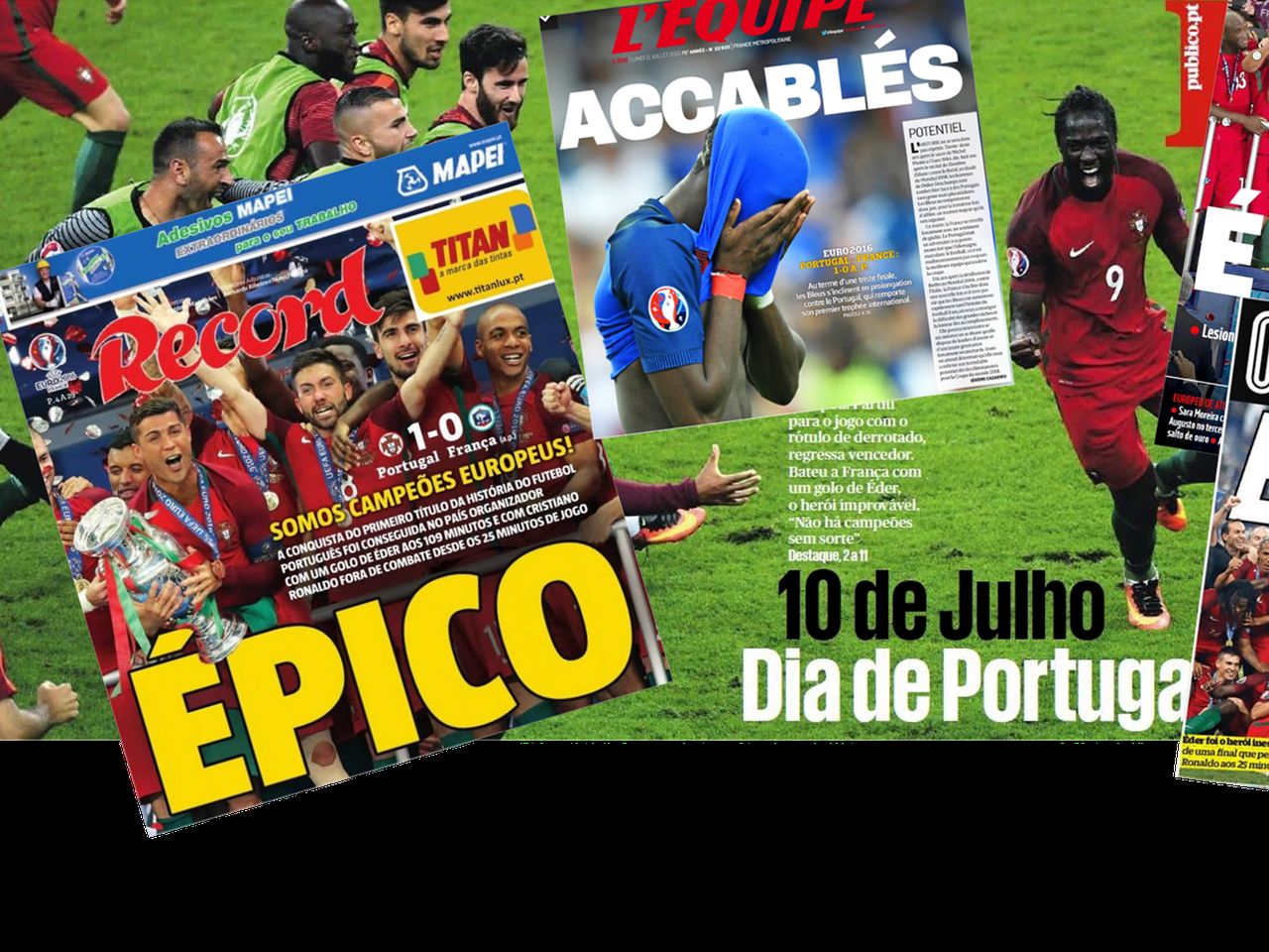 Euro 2016 Epico Portuguese And French Papers React To Ronaldo S And Portugal S Triumph Eurosport