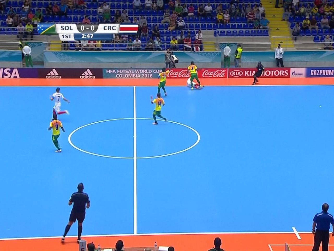 Futsal World Cup Highlights Solomon Islands 2 4 Costa Rica Futsal Video Eurosport