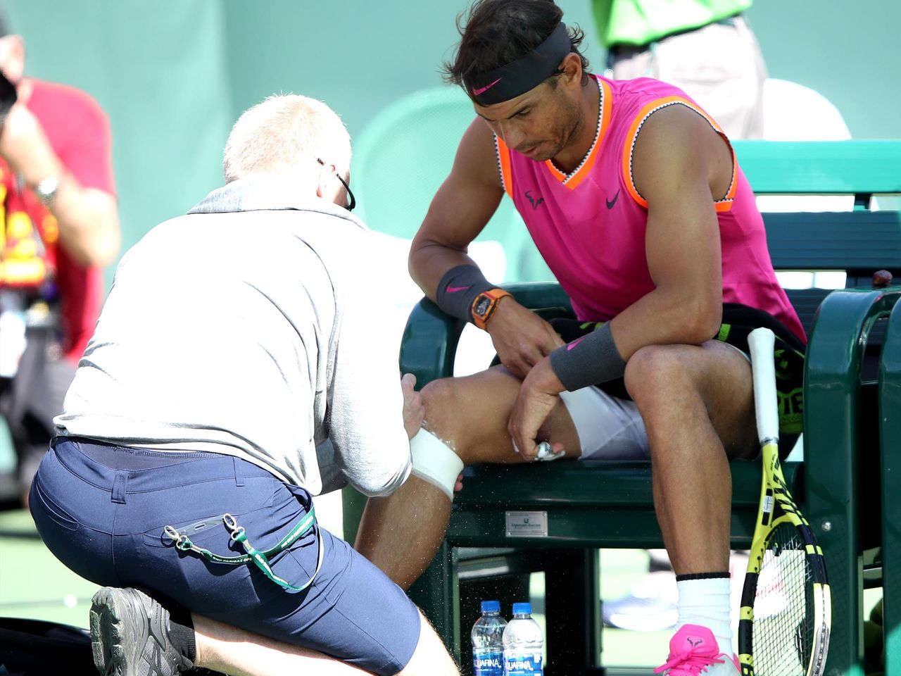 Nadal y su rodilla: una nueva demostración de fortaleza mental - Eurosport