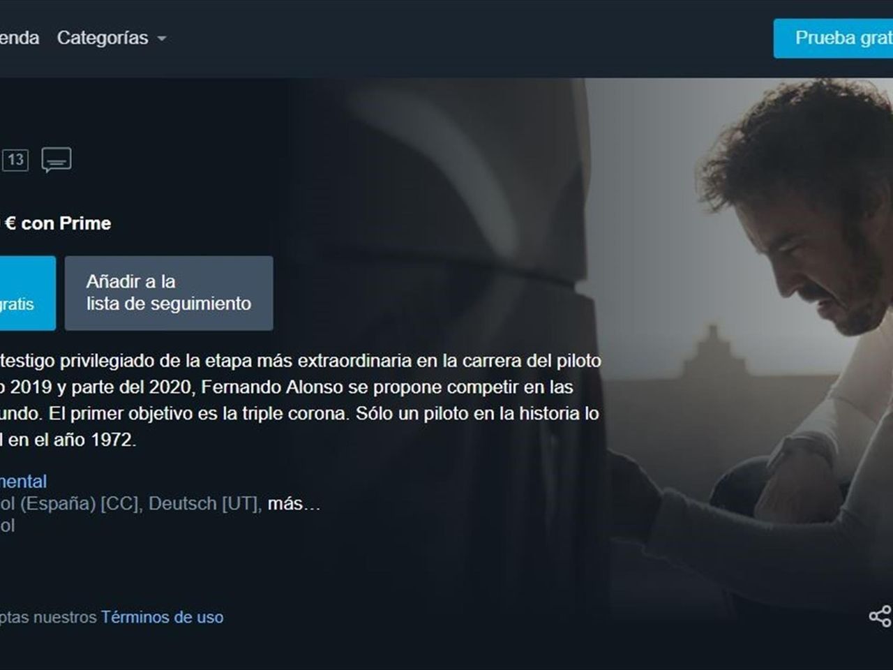 amazon prime españa series