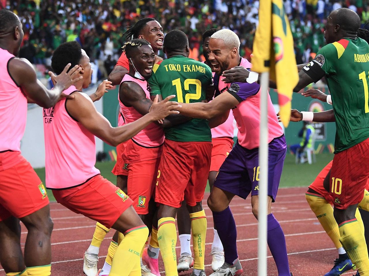 Karl Toko Ekambi nets twice to fire Cameroon to victory over Gambia in  AFCON quarter-finals - Eurosport