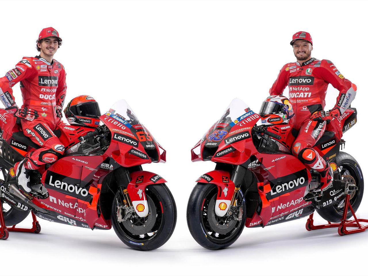 MotoGP, presentata la Ducati 2022. Bagnaia: \