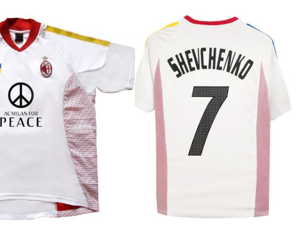 Maglia ac milan 2002-2003 seconda divisa shevchenko 7 a poco prezzo