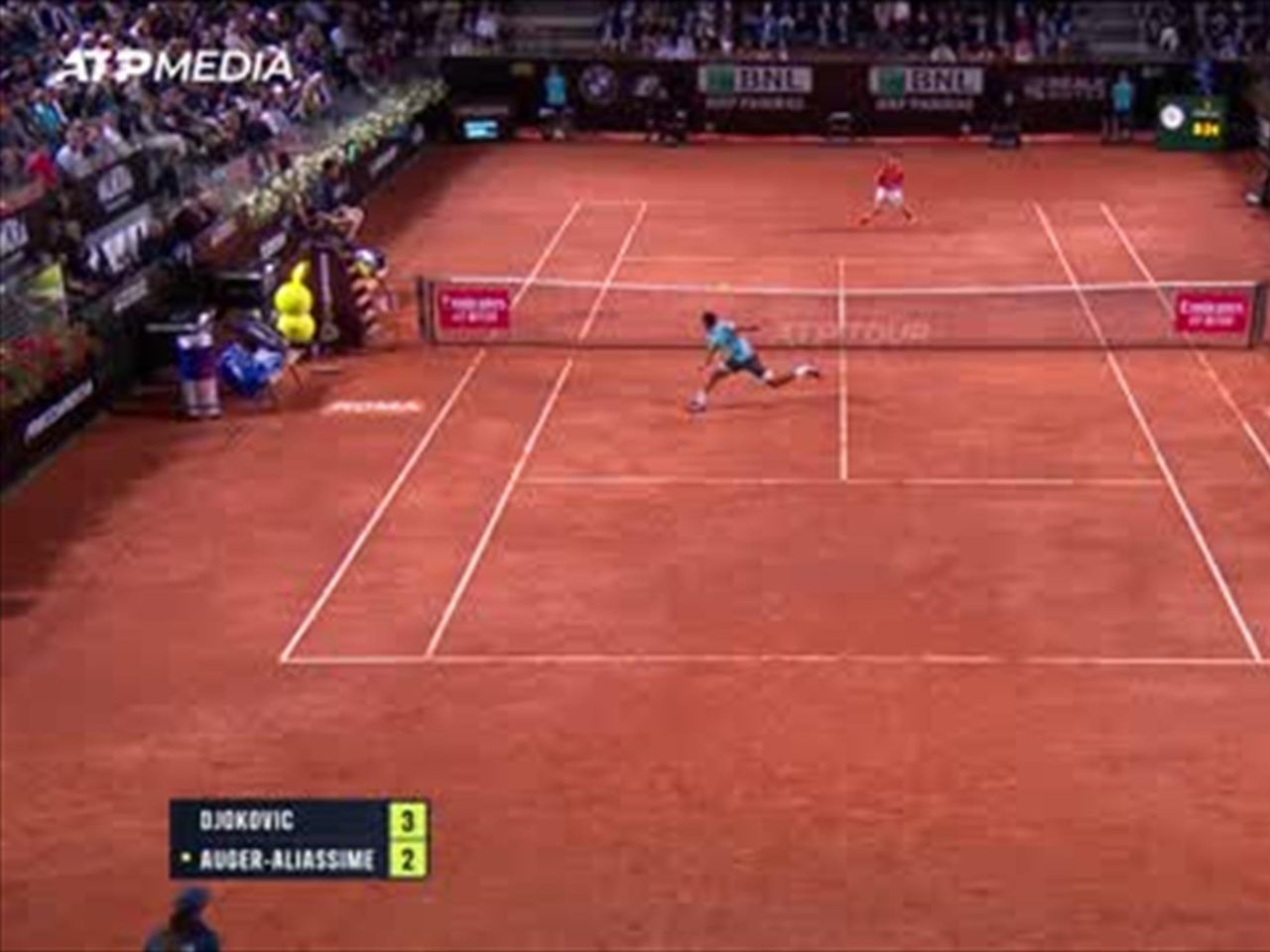 Highlights Novak Djokovic battles past Felix Auger-Aliassime to reach Rome semi-finals - Tennis video