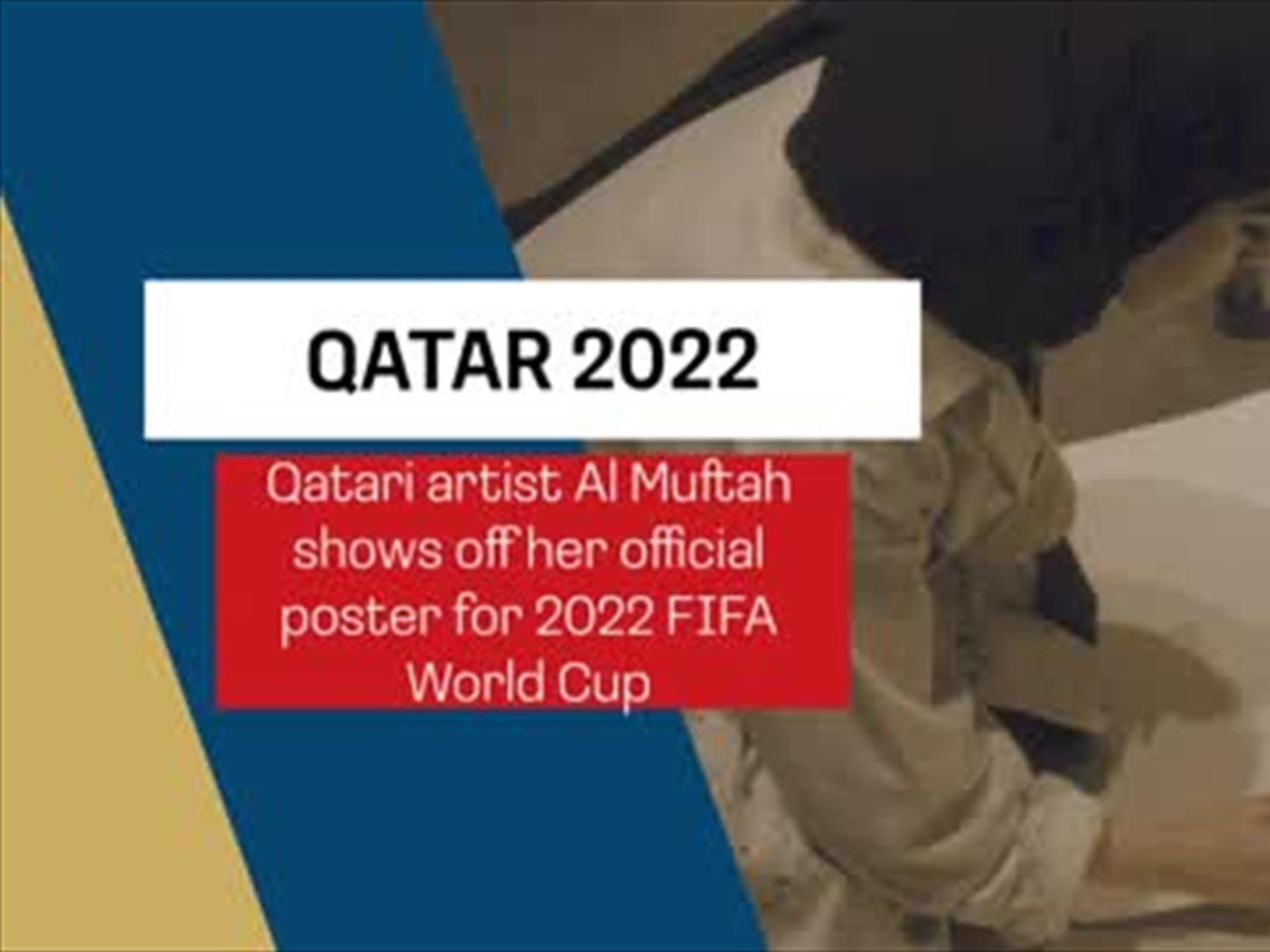 The official poster for the 2022 FIFA World Cup unveiled in Doha - Football  video - Eurosport
