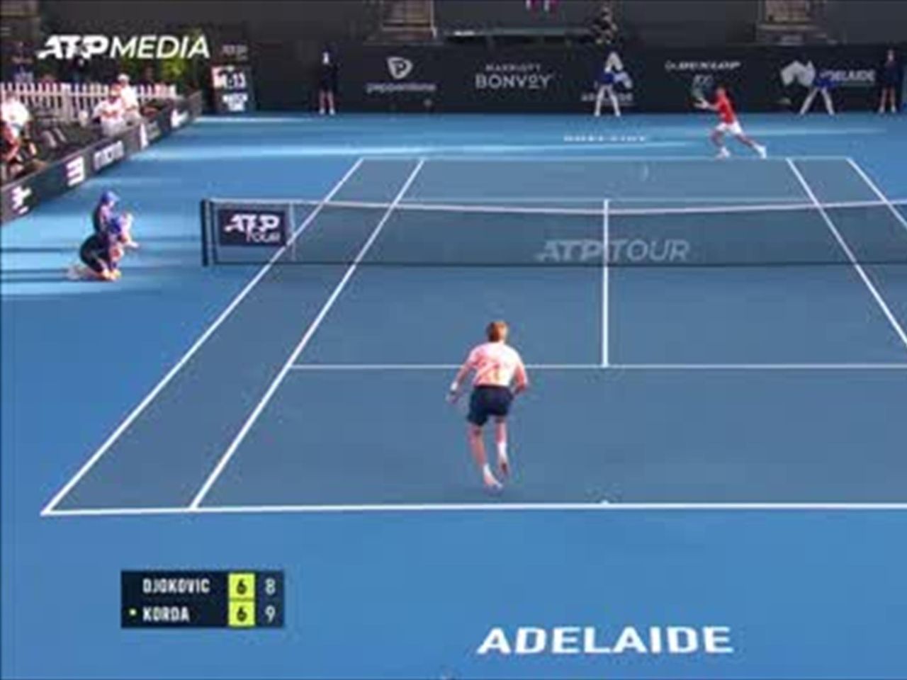 Top seed Novak Djokovic digs deep to overcome resilient Sebastian Korda in Adelaide final - Tennis video
