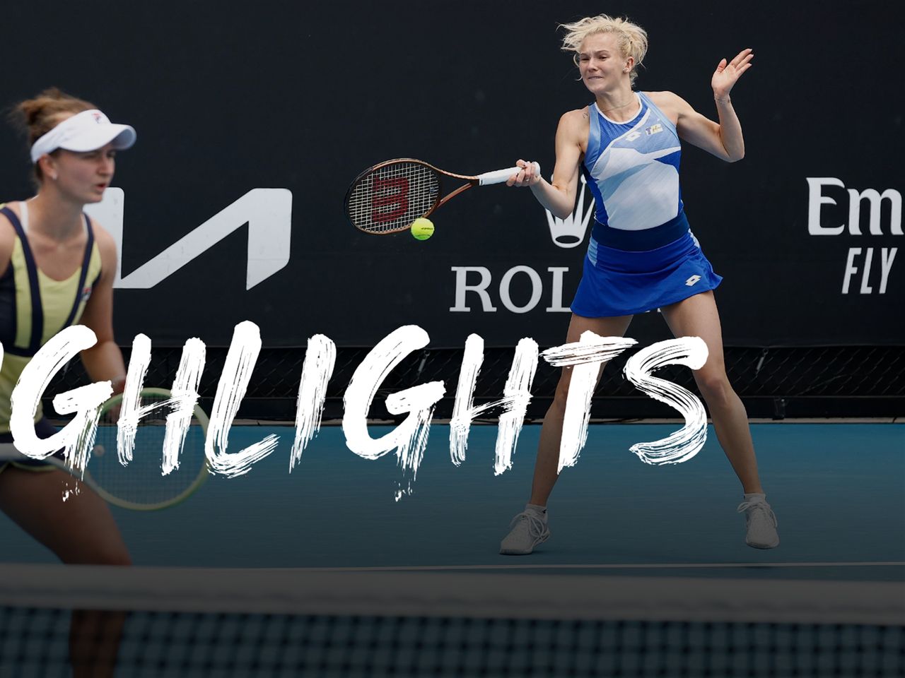 Krejcikova/Siniakova - Krawczyk/Schuurs - Highlights - Australian Open - Tennis Video