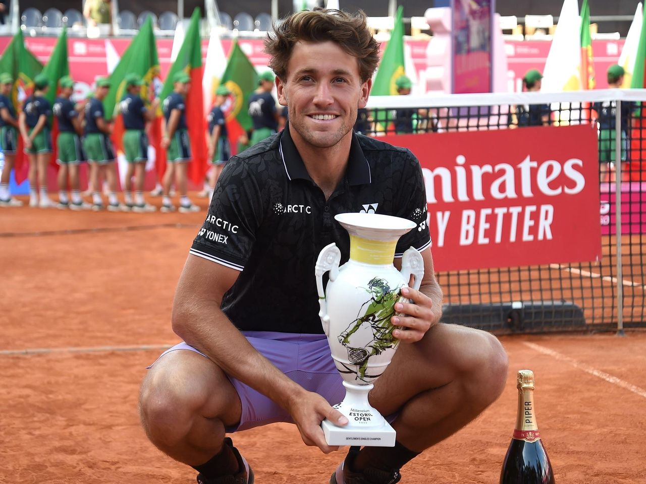 Erster Saisontitel perfekt Casper Ruud gewinnt Finale in Estoril gegen Miomir Kecmanovic - Tennis Video