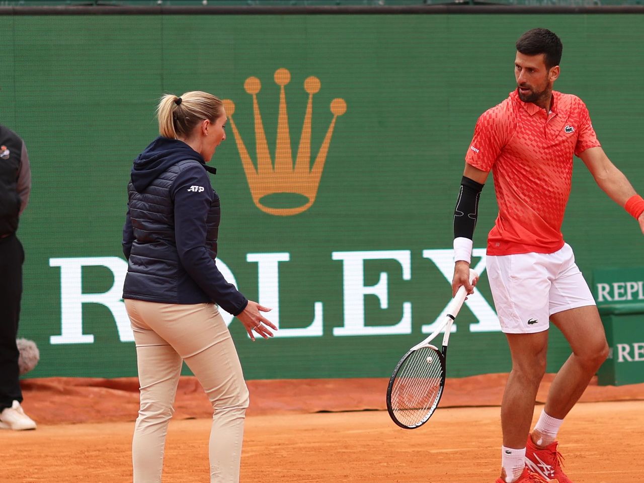 ATP Masters Monte-Carlo - heiße Debatte mit Schiedsrichterin Novak Djokovic kann es nicht fassen - Tennis Video