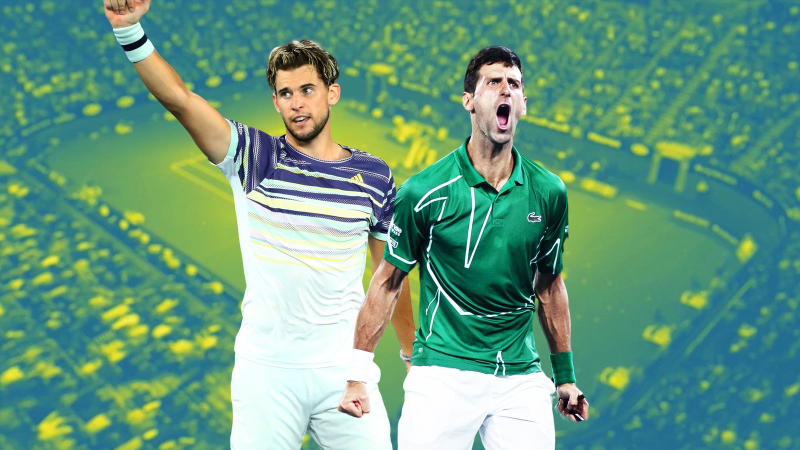 Dominic Thiem Novak Djokovic Open D Australie 2020 Finale Eurosport