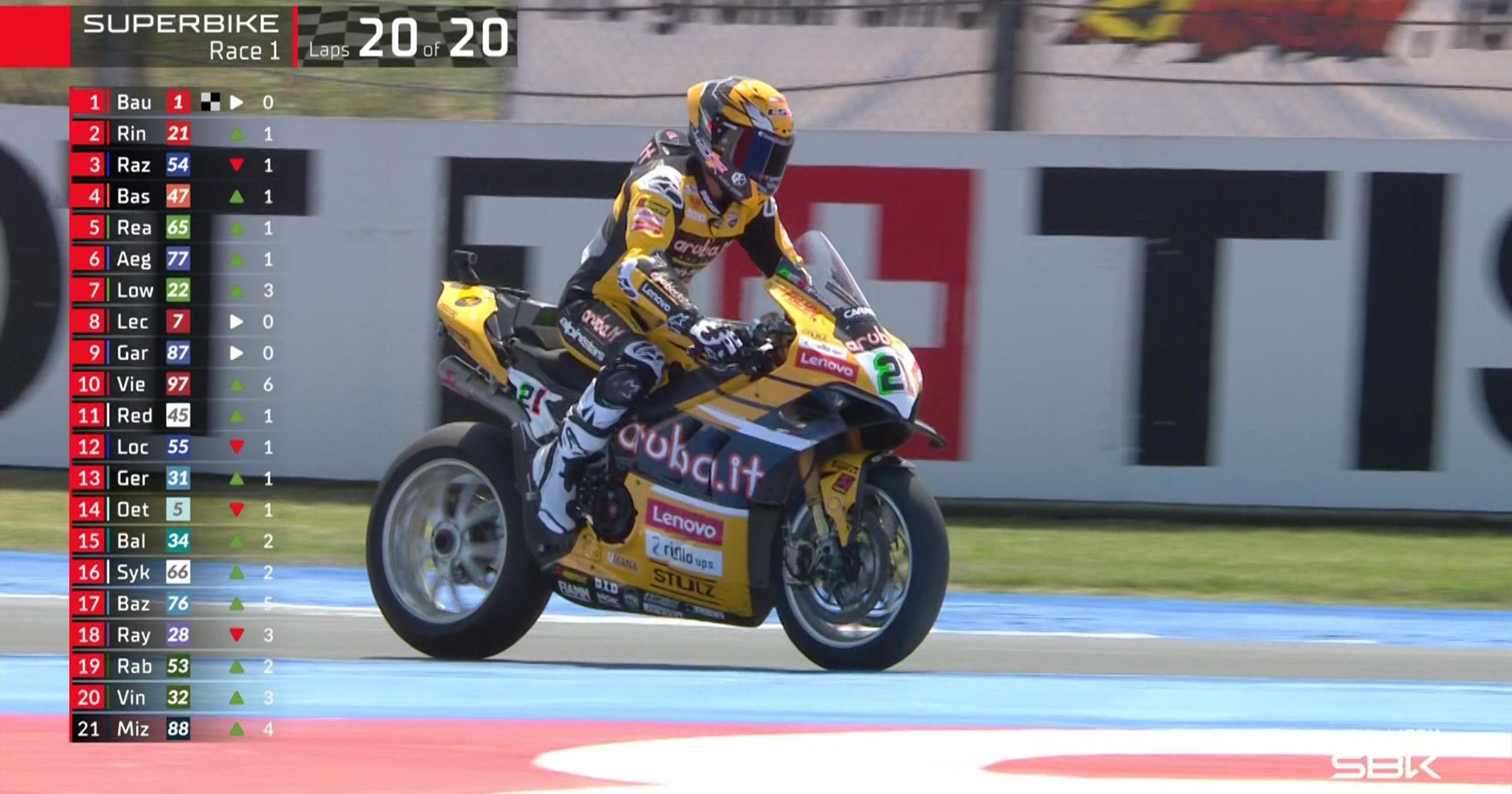 Superbike | Misano | Alvaro Bautista est insatiable : sa 12e victoire en images - Superbikes video - Eurosport