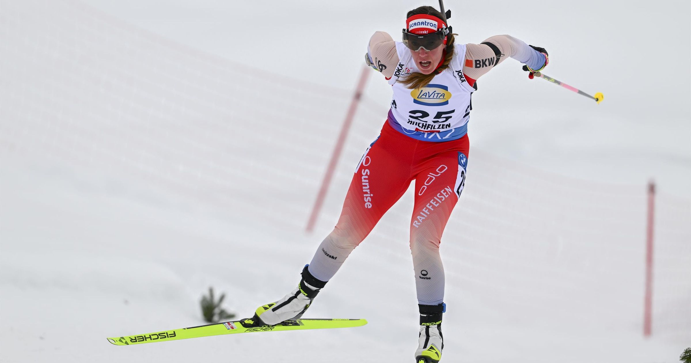 Lisa Vittozzi quinta nella mass start pazza vinta da Haecki - Eurosport