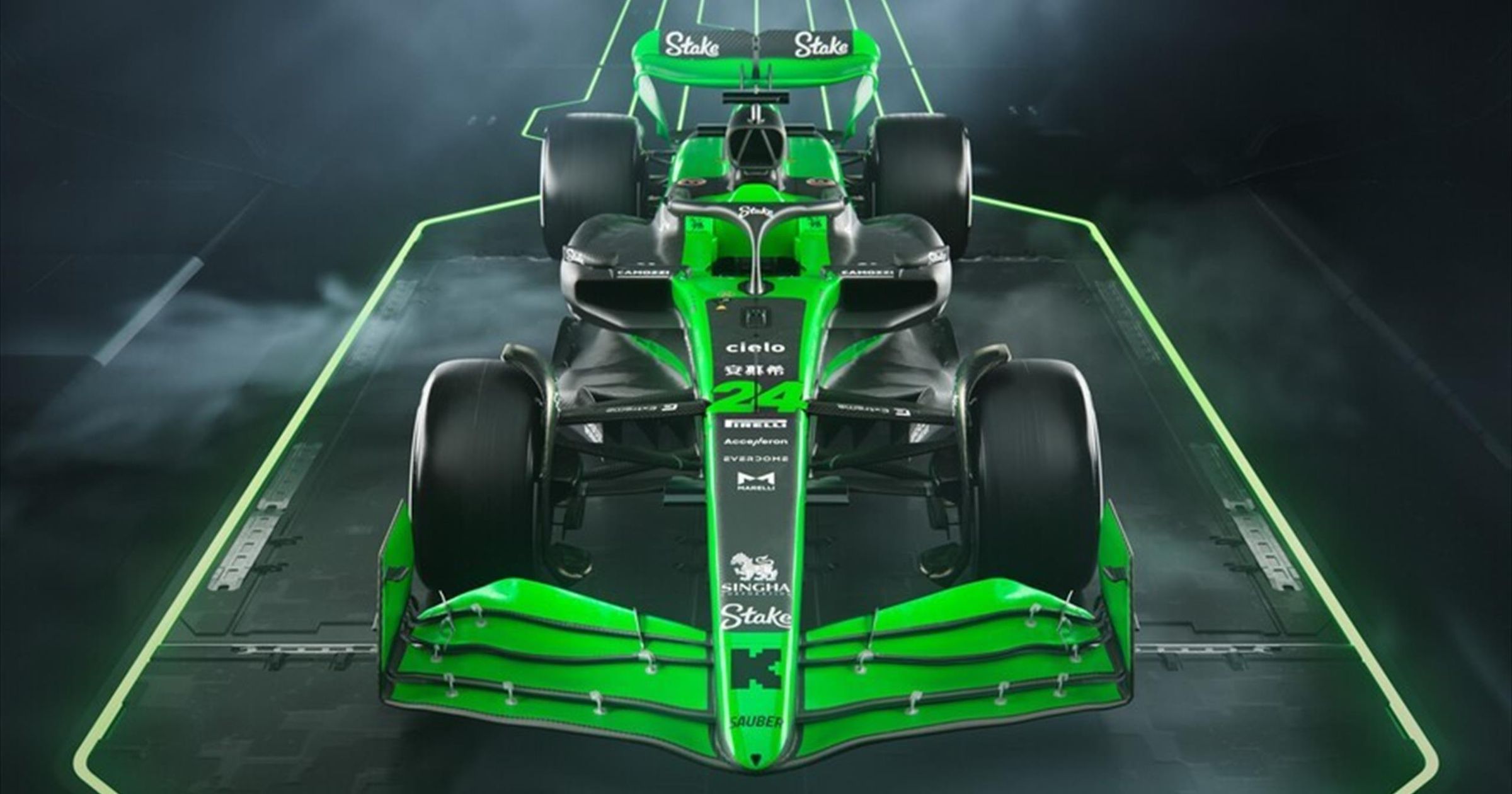 Formule 1 | La Stake C44, première F1 2024 révélée - Eurosport