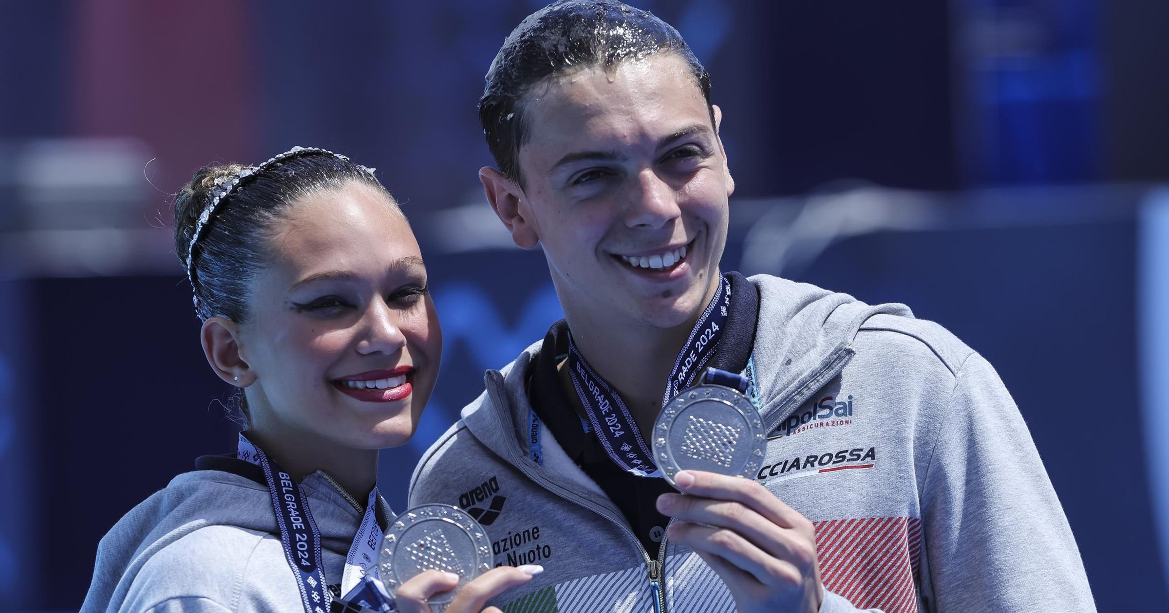 Nuoto Artistico, Europei 2024 - Filippo Pelati e Sarah Rizea ...