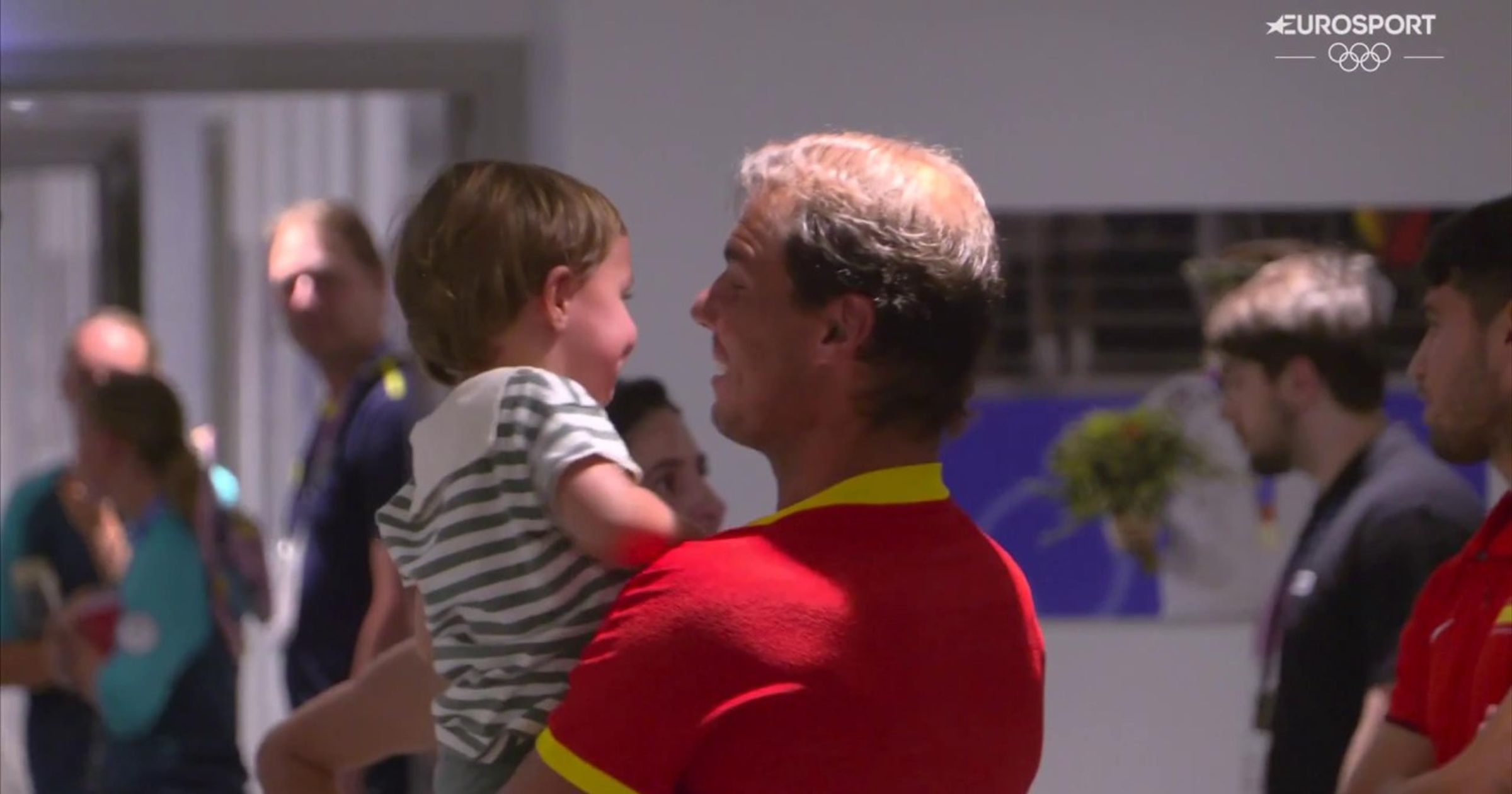 JJOO París 2024 | Nadal, más familiar que nunca: El emotivo momento con su  hijo antes del partido de dobles