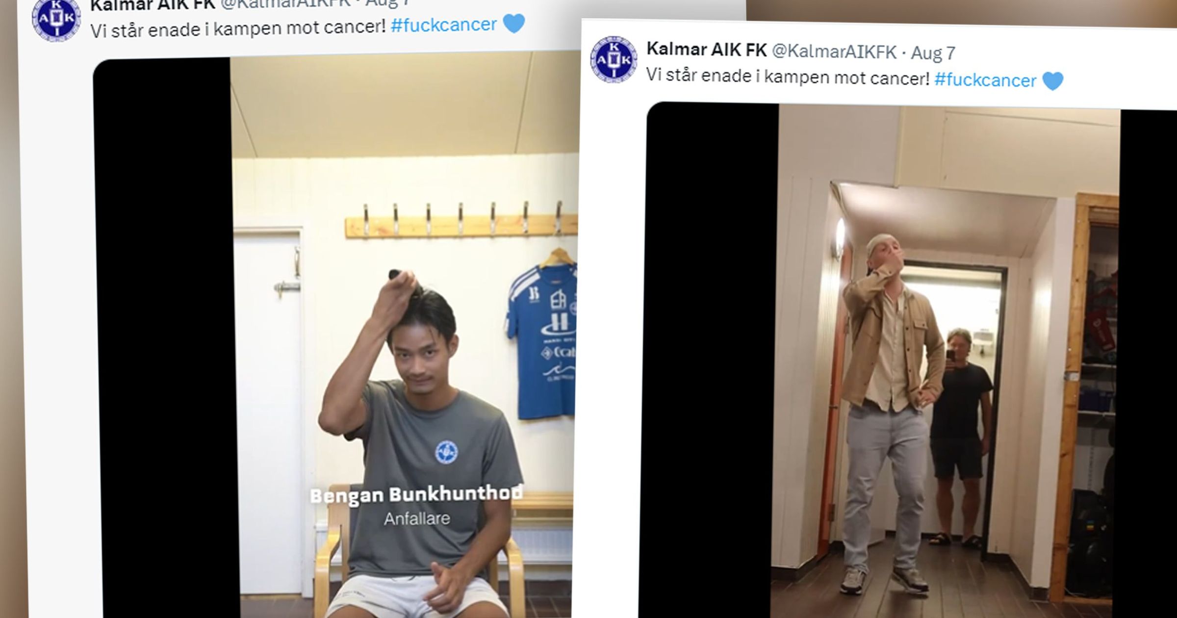 Markus Heman walczy z rakiem. Koledzy z Kalmar AIK solidarni z kolegą ...