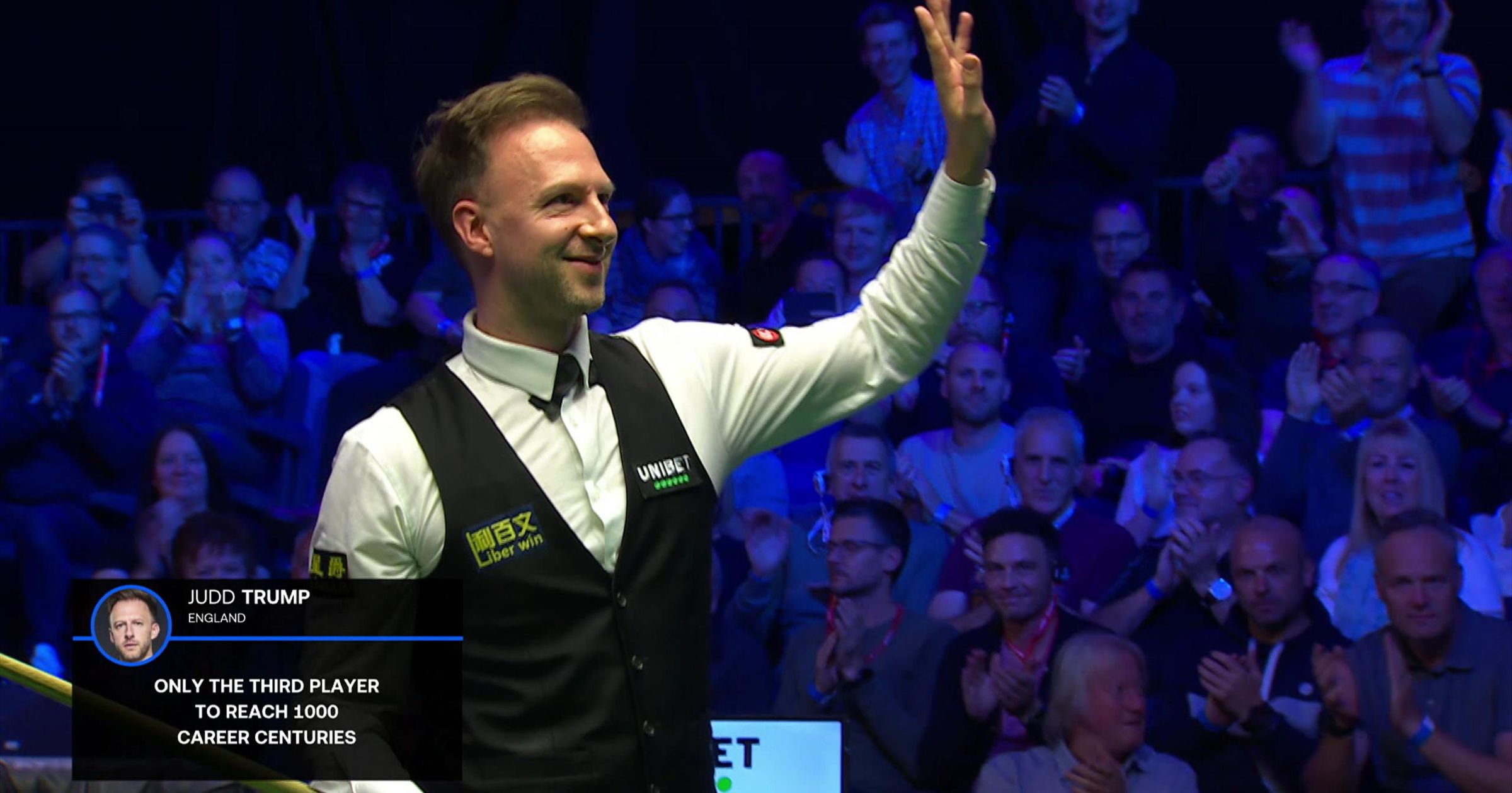 Újabb hihetetlen mérföldkő: Judd Trump meglökte pályafutása 1000. százas breakjét