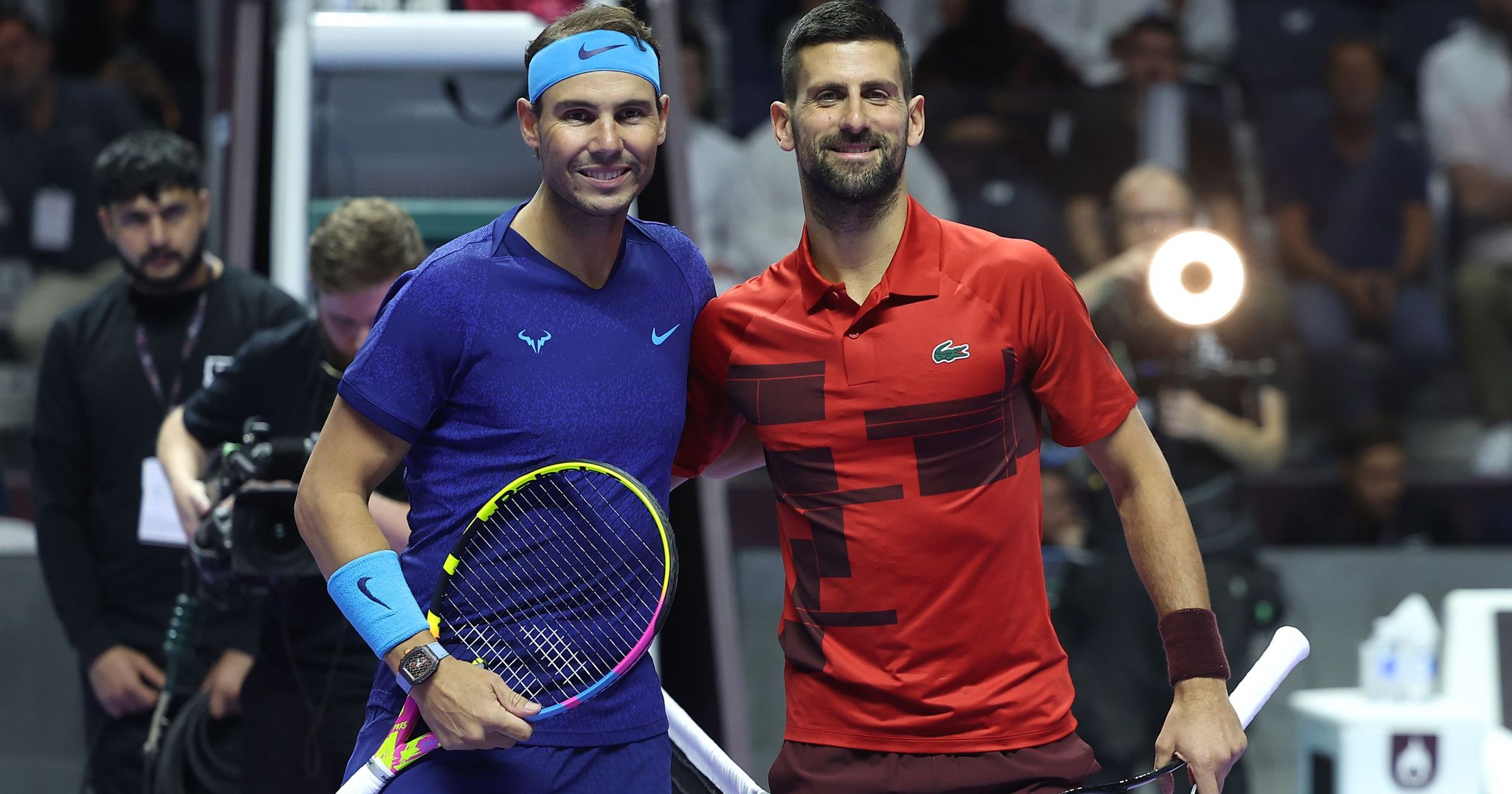 Rafael Nadal v Novak Djokovic – Follow third-place play-off match at the Six Kings Slam LIVE  – Eurosport