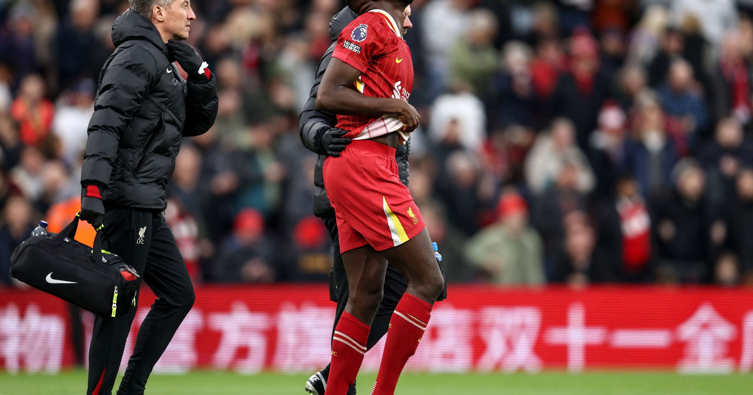 Ibrahima Konate confirms fitness for Liverpool’s UEFA Champions League clash with Bayer Leverkusen – ‘no break’ in arm – Eurosport
